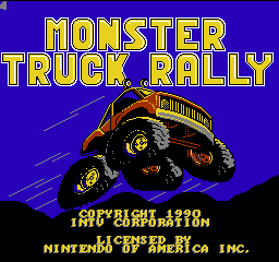 Monster Truck Rally (USA) Title Screen